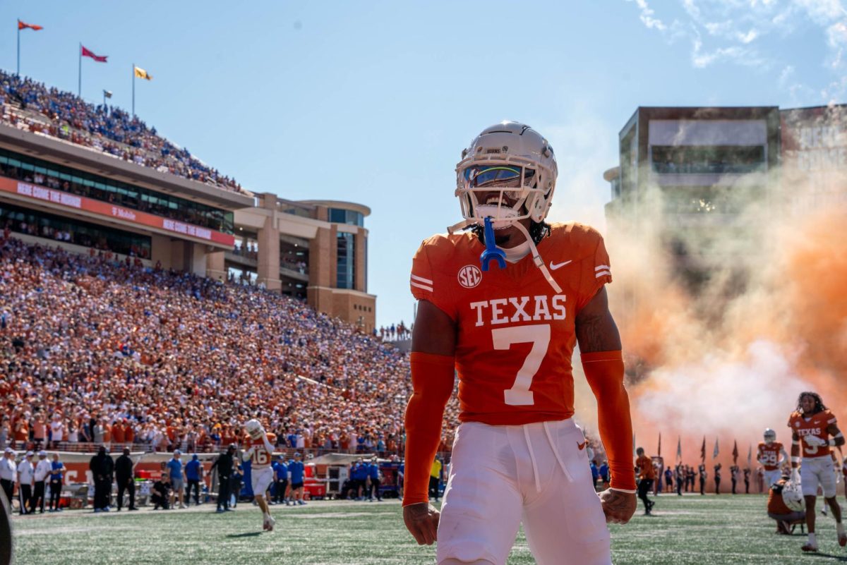 Senior defensive back Jahdae Barron ahead of Texas' game against Florida on Nov. 9, 2024. 