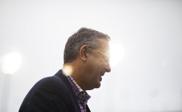 Athletic director of the University of Texas at Austin Chris Del Conte at the Orange vs. White football game on April 20, 2024.