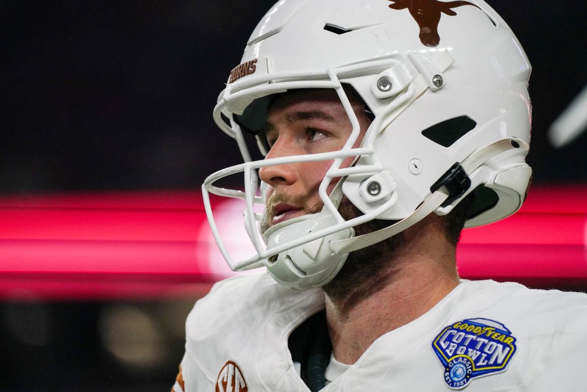 Quarterback Quinn Ewers during the Cotton Bowl Classic against Ohio State on Jan. 10, 2025.