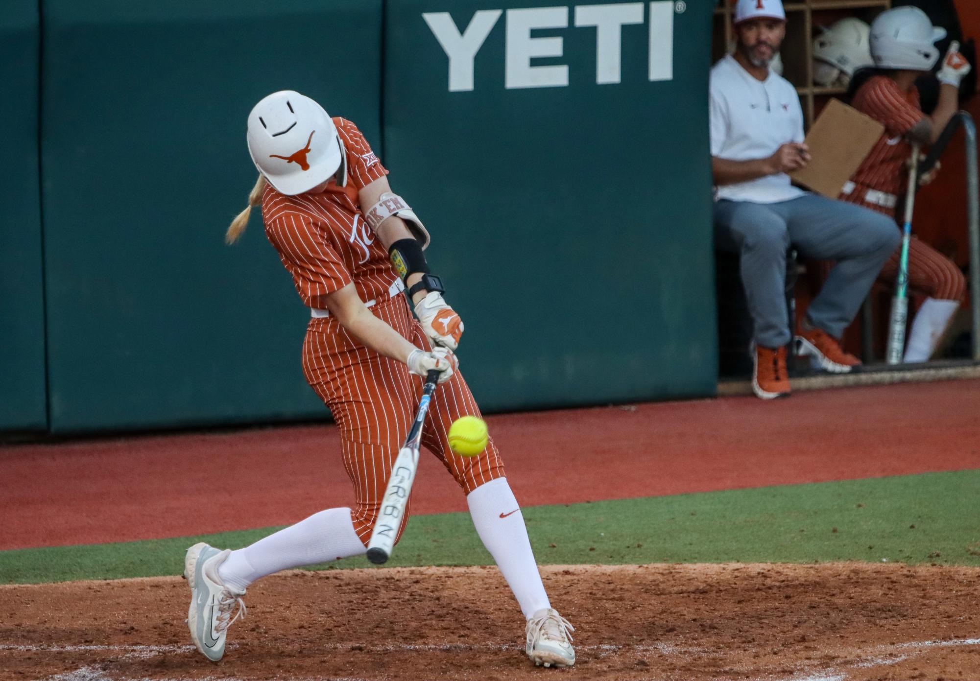 No.1 Texas softball goes undefeated in weekend season opener – The