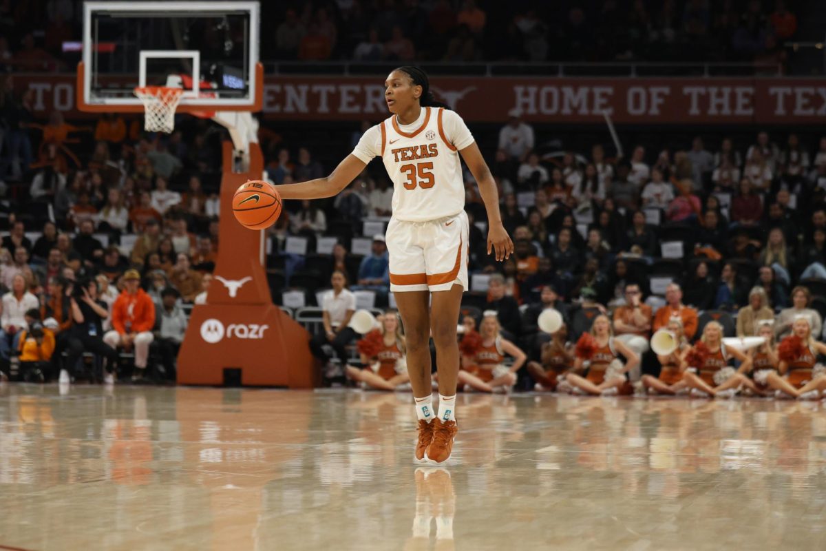 Sophomore forward Madison Booker during Texas' win against Tennessee on Jan. 23, 2025.