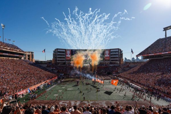 Texas’ runout ahead of the game against Kentucky on Nov. 23, 2024.