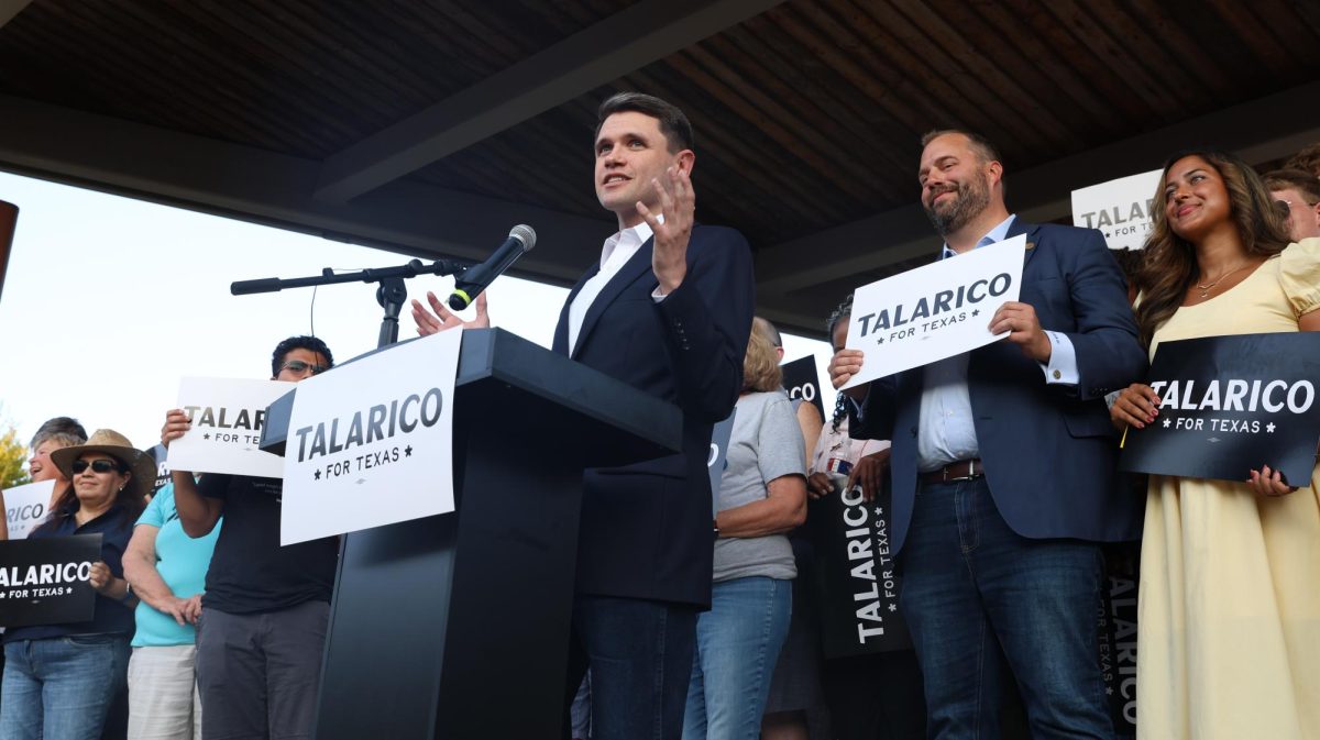 State Rep. James Talarico, D-Austin, kicked off his bid for the U.S. Senate at a rally in Round Rock, Texas, on Tuesday hours after announcing his candidacy. Joined by legislators and supporters, the event drew more than 1,000 people with hours notice.