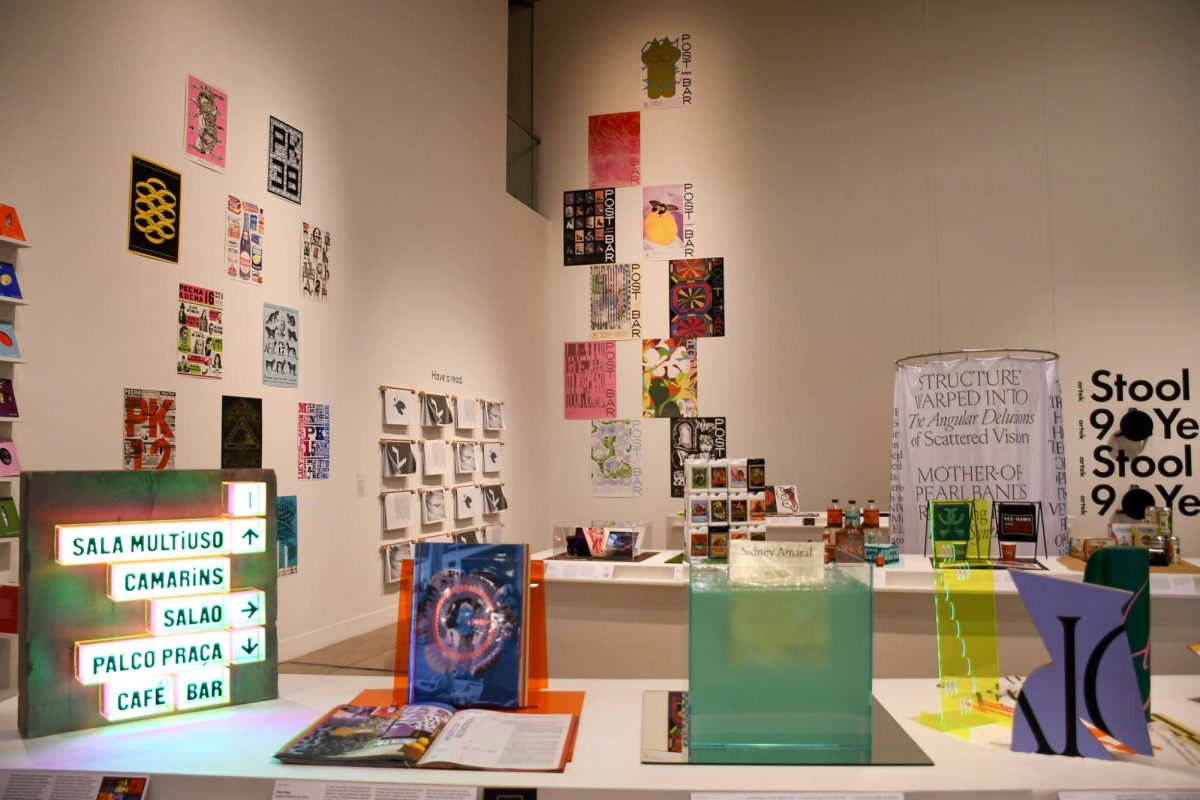 The University of Texas Visual Arts Center gift shop captured on Oct. 2, 2025. The exhibition center was debuted by the College of Fine Arts on September 2010.
