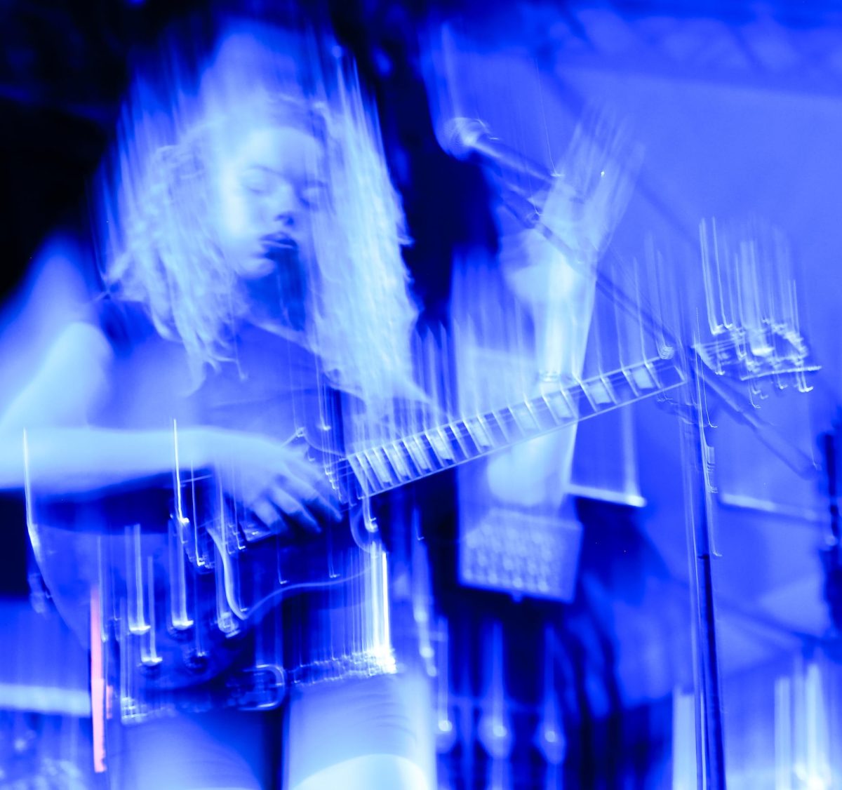 Nilüfer Yanya performs at Stubb's Waller Creek Amphitheater on Sept. 30, 2025.