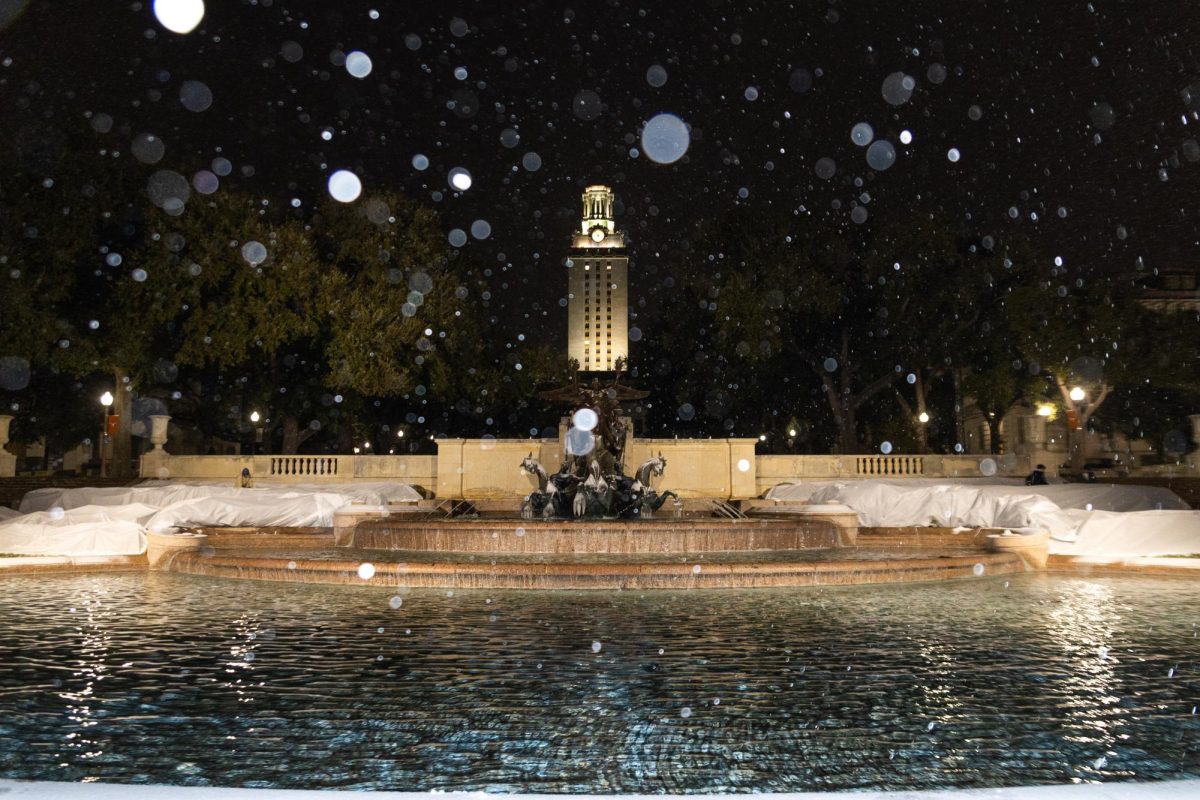 Littlefield Fountain on Jan. 21, 2025.
