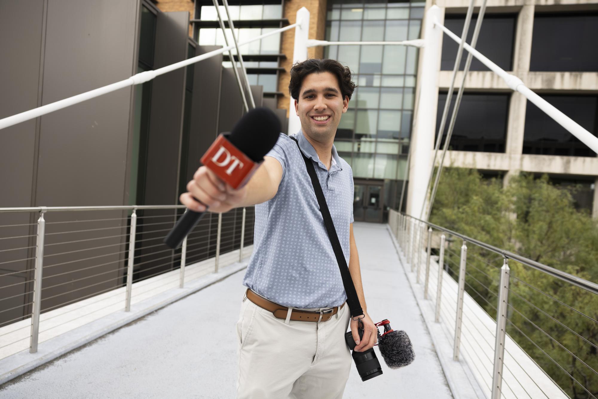 One-time news reporter somehow winds up as Digital Director, Audio, Video Editor
