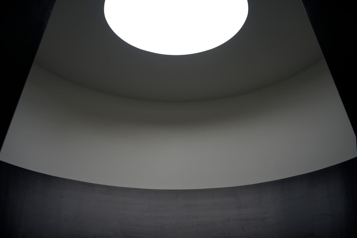 James Turrell's "The Color Inside" (2013) rests during midday hours at UT Austin on Feb. 10, 2026. Located on the roof of the William C. Powers Jr. Student Activity Center, the Skyspace offers a unique visual experience during sunrise and sunset.