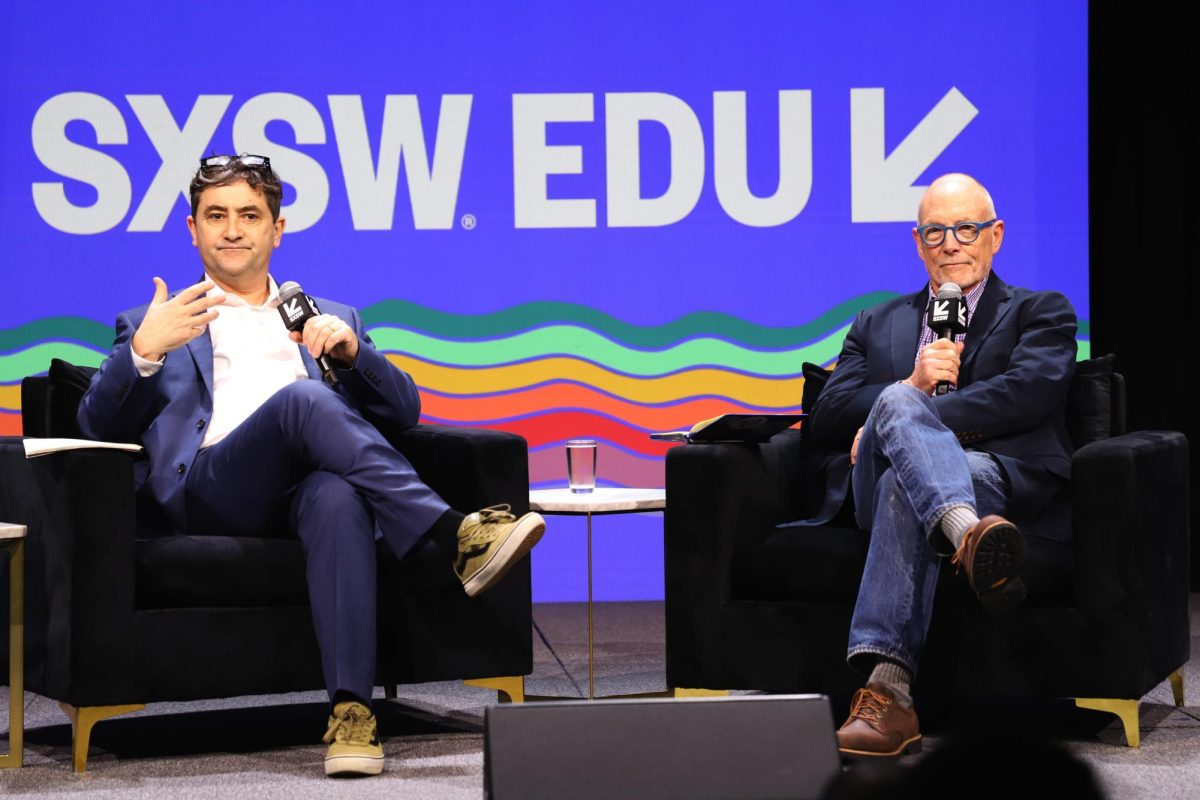 Timothy Knowles and Ted Mitchell, the presidents of the Carnegie Foundation and the American Council on Education respectively, discuss improvements to the Carnegie Classifications, a popular college ranking system, at SXSW EDU on Monday, March 9.