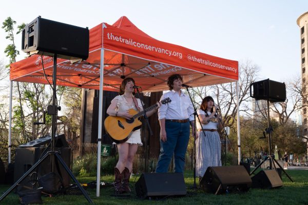 Next of Kin performs at Music on the Trail at the Rainey Street Trailhead Lawn on Wednesday, March 11. Music on the Trail is hosted by The Trail Conservancy, a nonprofit organization dedicated to protecting the Ann and Roy Butler Trail at Lady Bird Lake.