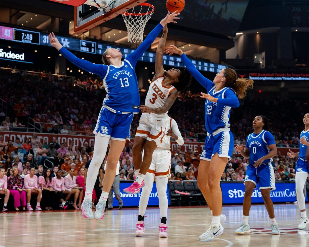 Guard Rori Harmon attempts a layup during Texas' game against Kentucky on Feb. 9.