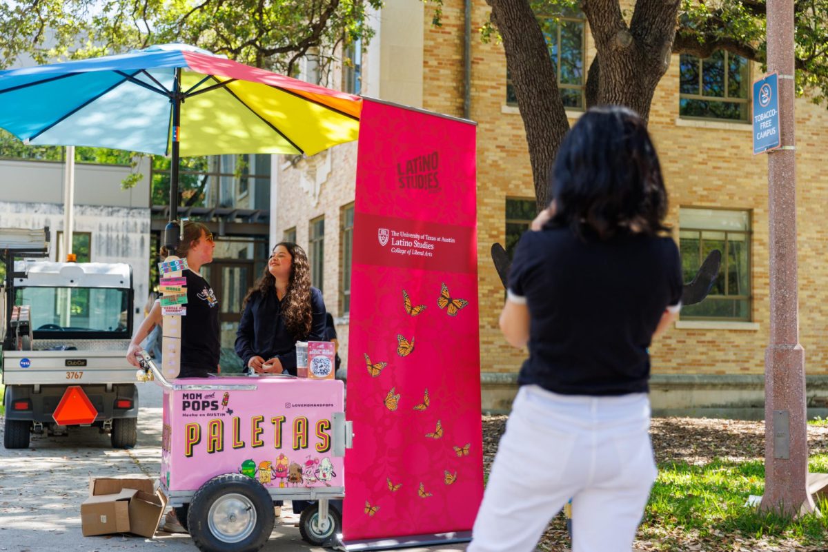 Paletas getting handed out by the Gordon White Building on Tuesday, March 24.