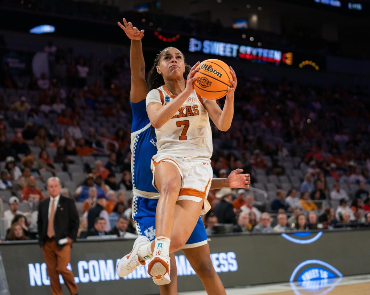 Sophomore Jordan Lee goes up for a layup during the sweet sixteen against the Kentucky Wildcats on March 28, 2026.