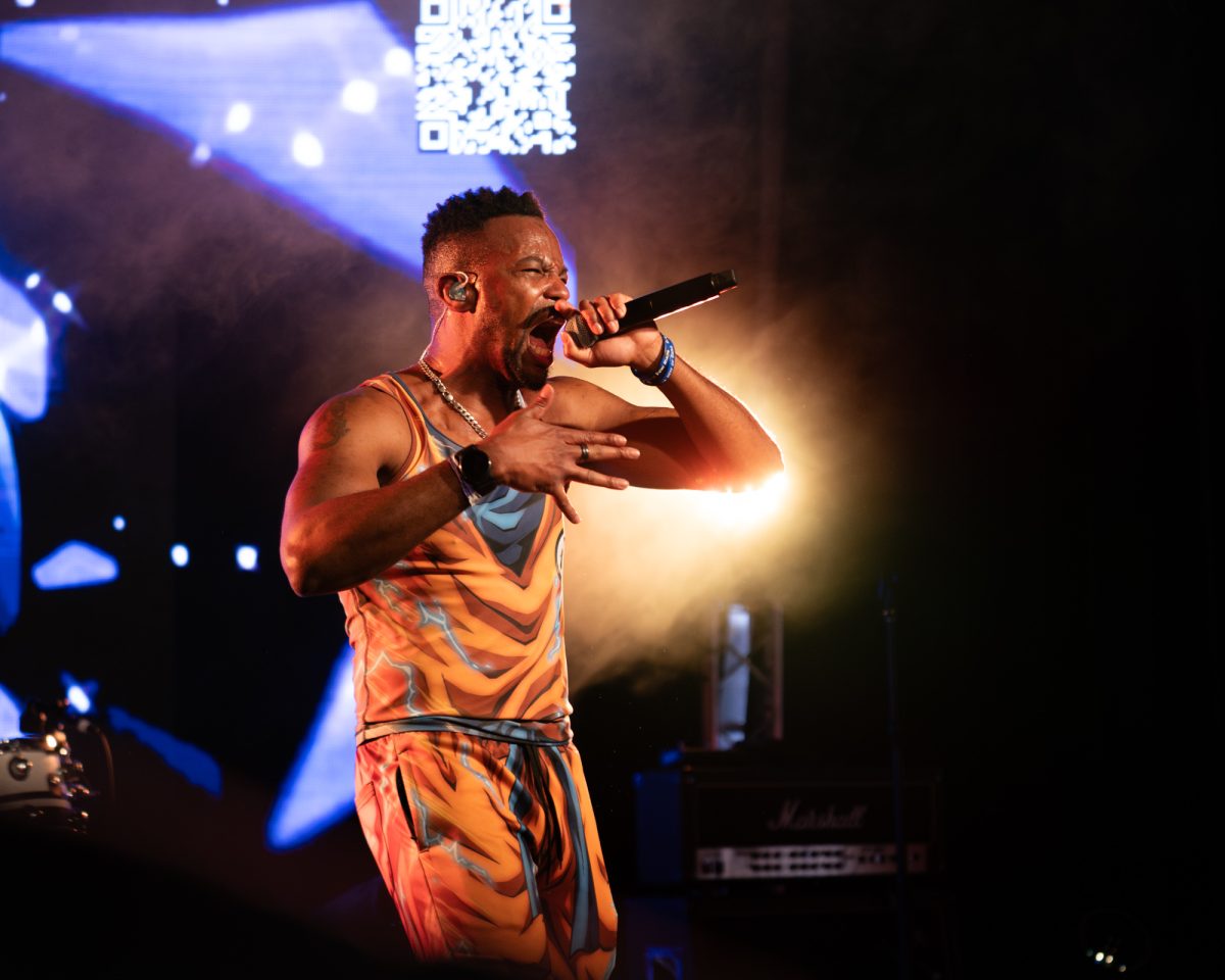 Rapper Shao Dow performs at the British Music Embassy showcase at Palm Door at SXSW on March 13, 2025. 