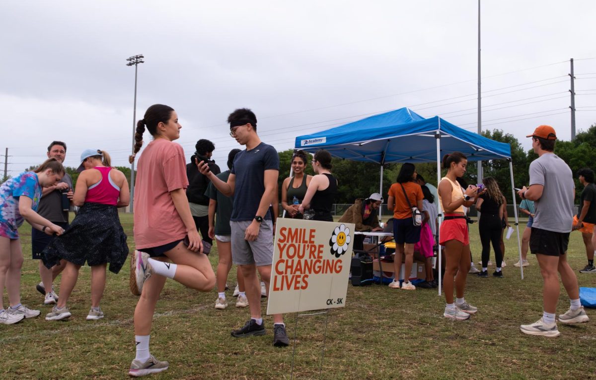 Runners gather at the Martin Middle School fields for the Camp Kesem at University of Texas 5k fundraiser run on Saturday, April 4. Camp Kesem is a national non-profit dedicated to supporting children impacted by a parents cancer.    