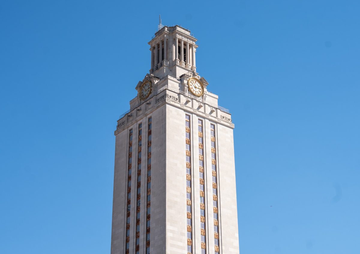 The UT Tower is pictured on March 2, 2026.