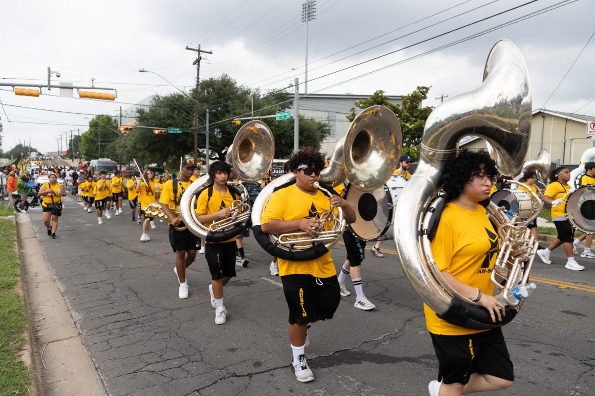 Austin ISD's All-Star Band performs in the Juneteenth parade in East Austin on June 19.