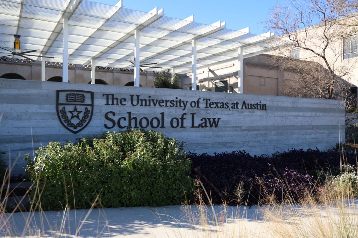 The UT School of Law is pictured on Jan 18, 2026.