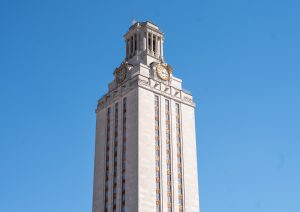 The UT Tower is pictured on March 2, 2026.